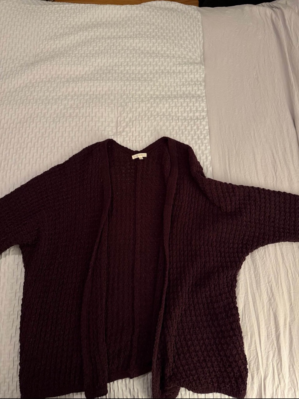 PacSun Open-Front Chunky Knit Cardigan